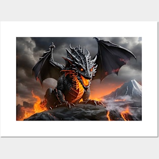 Black Dragon Posters and Art